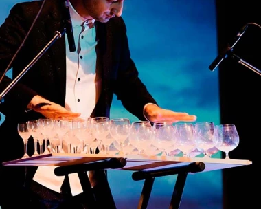 «Романтический вечер при свечах. Стеклянная арфа, орган, голос»